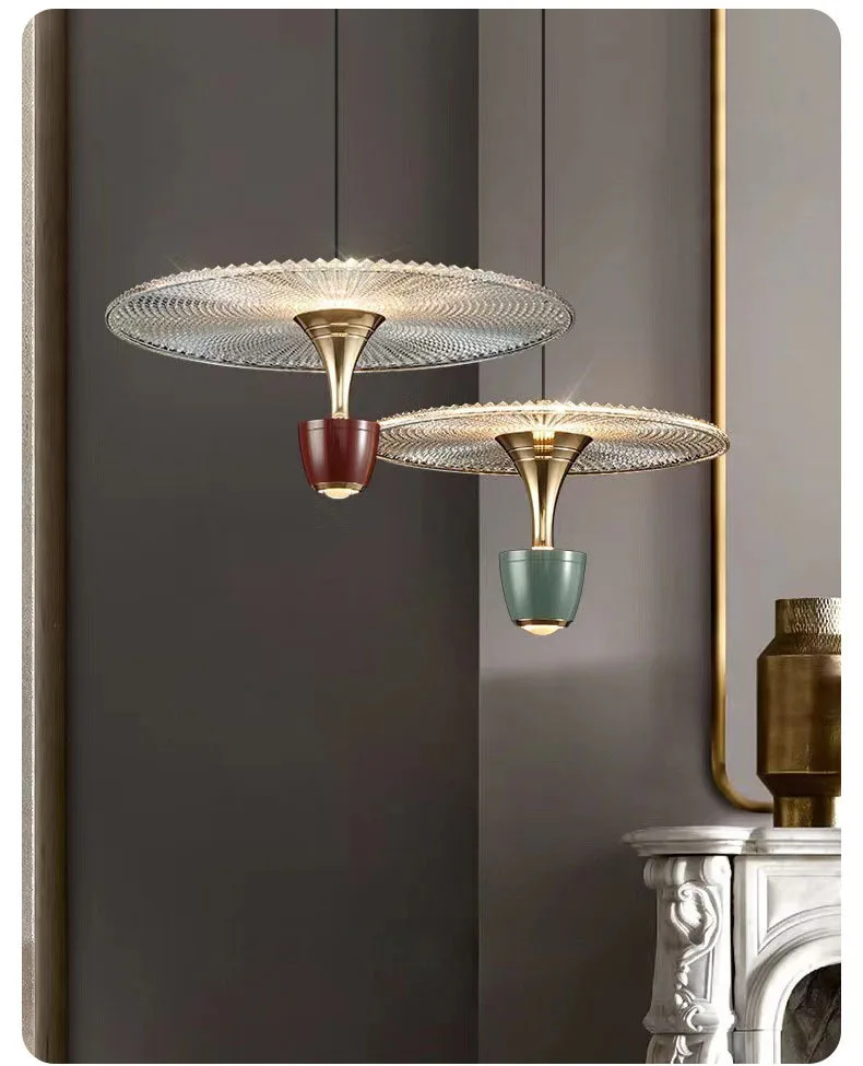 Novelty LED Pendant Lights Red Green Black