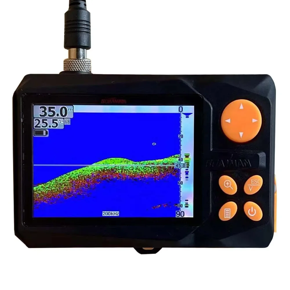 Ice fishing fish finder line is 1.8 meters long, fish school detection