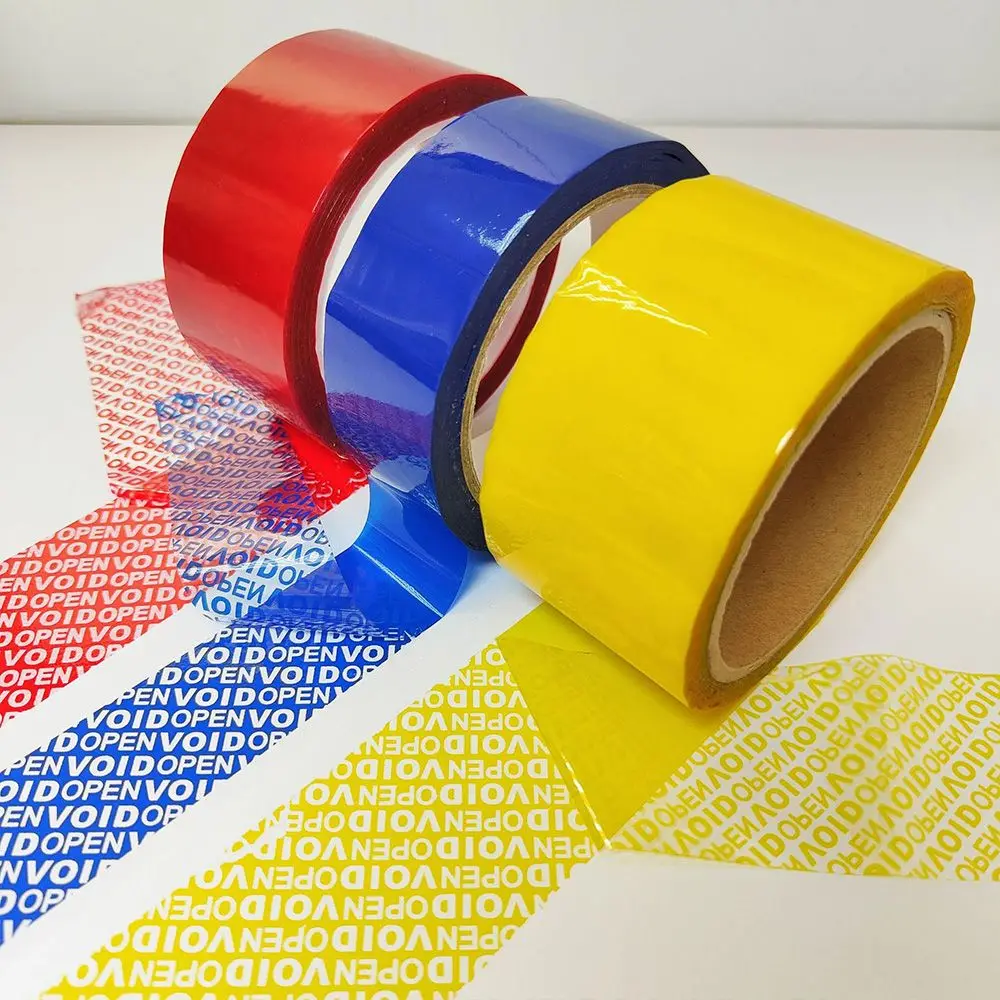 50M Tamper Proof Security Warranty Sticker Void Anti-Fake Label Tape Seal Label Supplies Tamper Proof Security Warranty