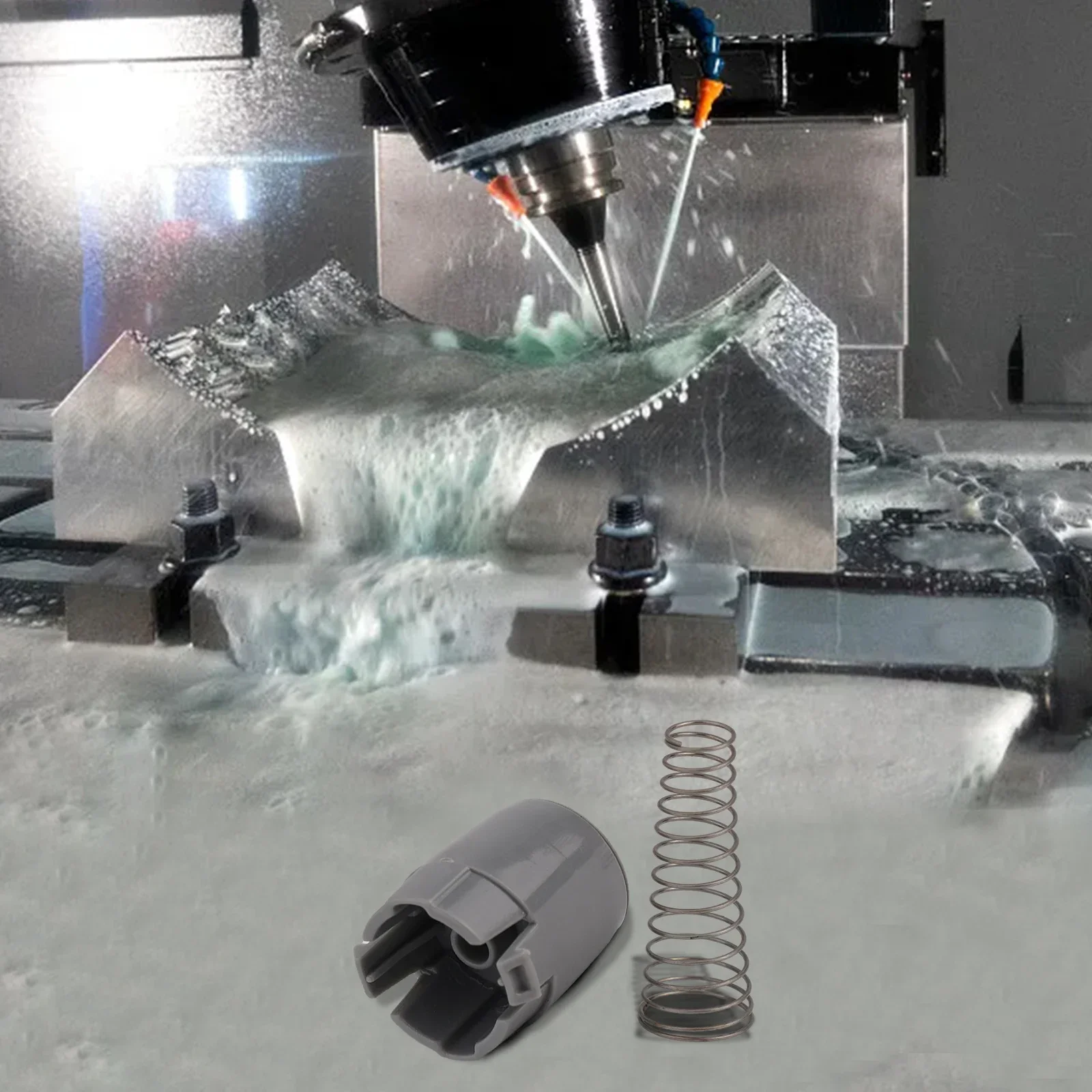 صيانة الأجهزة المنزلية AGM73610701 AGM73610701 بديل متوافق مع نماذج متعددة نوابض مرنة لون رمادي