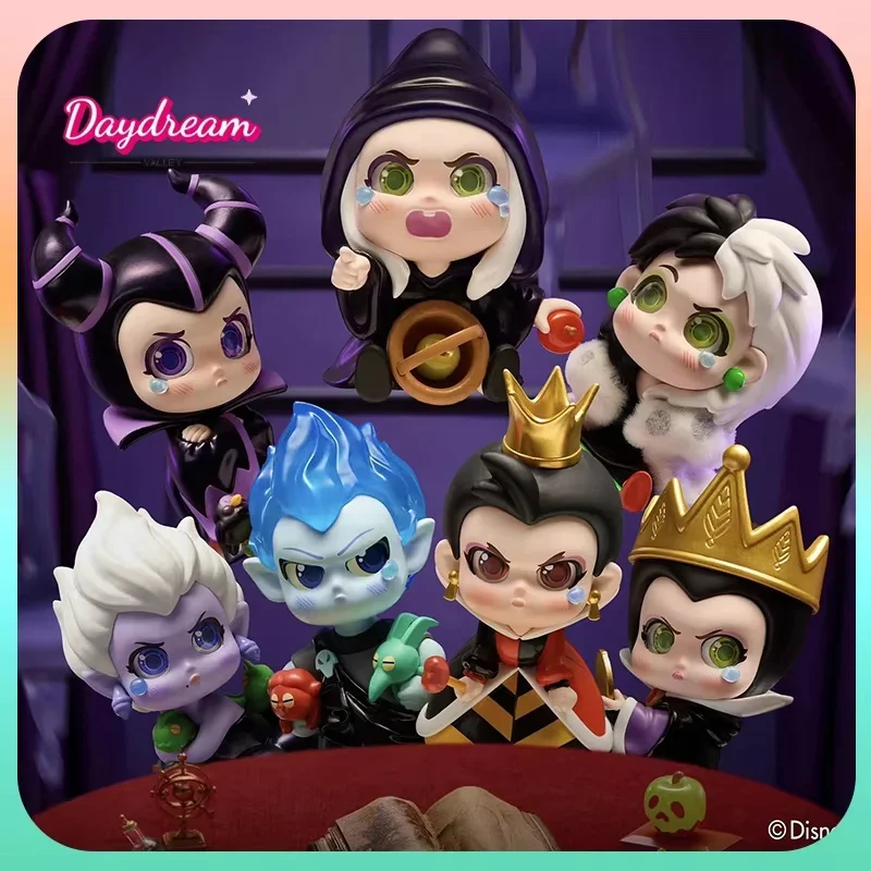 

In Stock Disney Blind Box Villains Series Anime Peripheral Figure Evil Queen Cruella Ursula Hades Maleficent Gk Trendy Toy Gifts