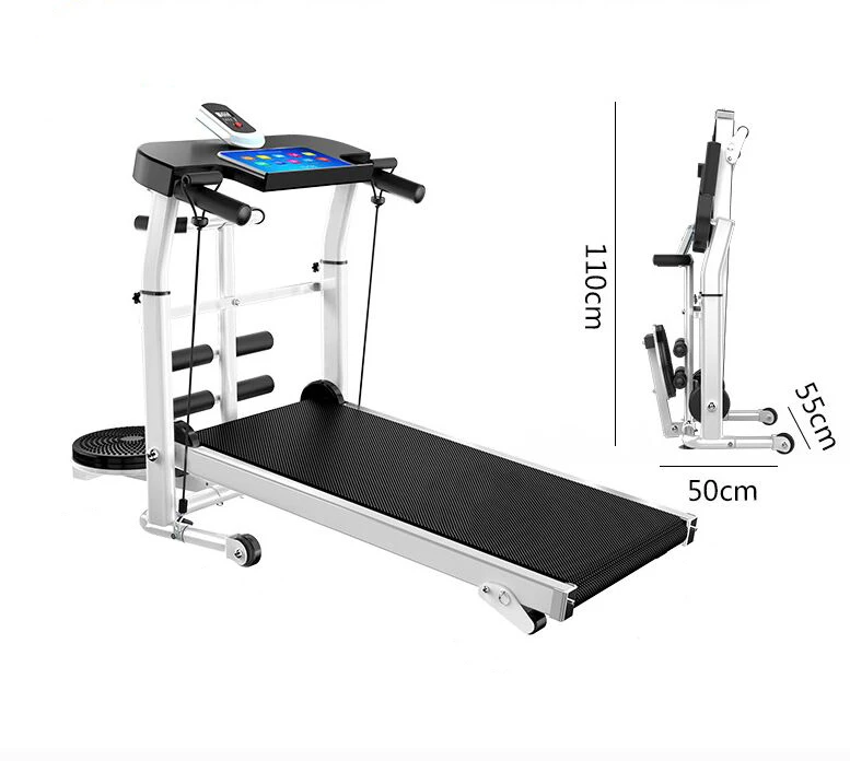 Hot Sales LCD Screen Folding Mini Treadmill, 90 Degrees Folded Treadmills, Cheap Home Gym Motorized Treadmill