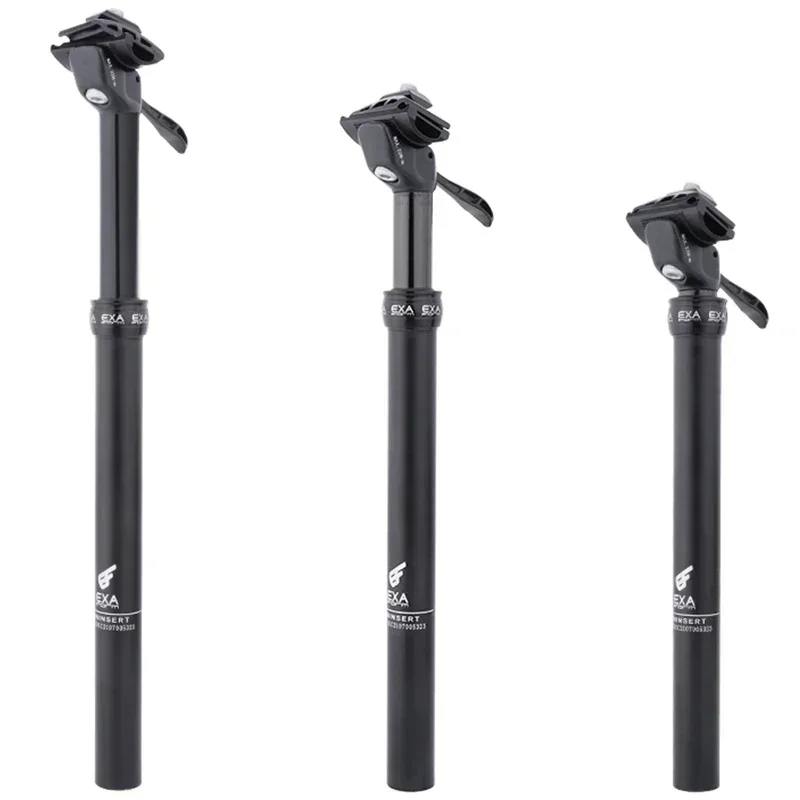 EXAFORM Mtb Telescopic Seatpost Manual Hydraulic Aluminum Alloy Adjustable Seat Post 27.2/30/30.4/30.8/31.6/33.9mm Dropper Post