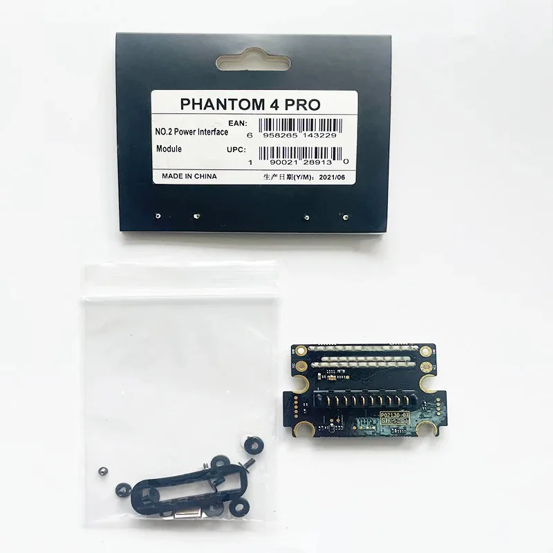 

for DJI Phantom 4 Pro Power Interface Board Module Port with Screws Mounting Piece Part 2 Aircraft Drone Replacement