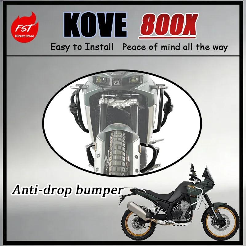 FOR Heavy Duty Double Layer Anti-Drop Crash Bar Set for KOVE 800X Thickened Pipe Material with Strong Pressure Bearing Capacity
