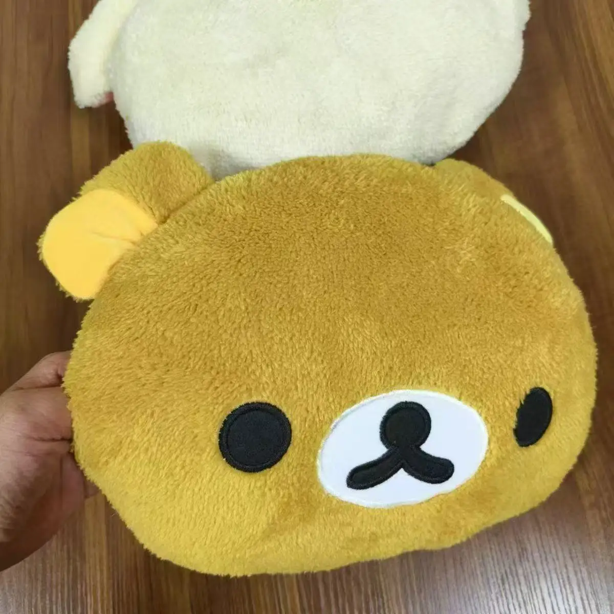Rilakkuma pluszowa ciepła poduszka na rękę Kawaii Miś pluszowy Miękka i ciepła pluszowa ciepła rękawiczka Dekoracja pokoju Poduszka Prezent dla dziewczynki