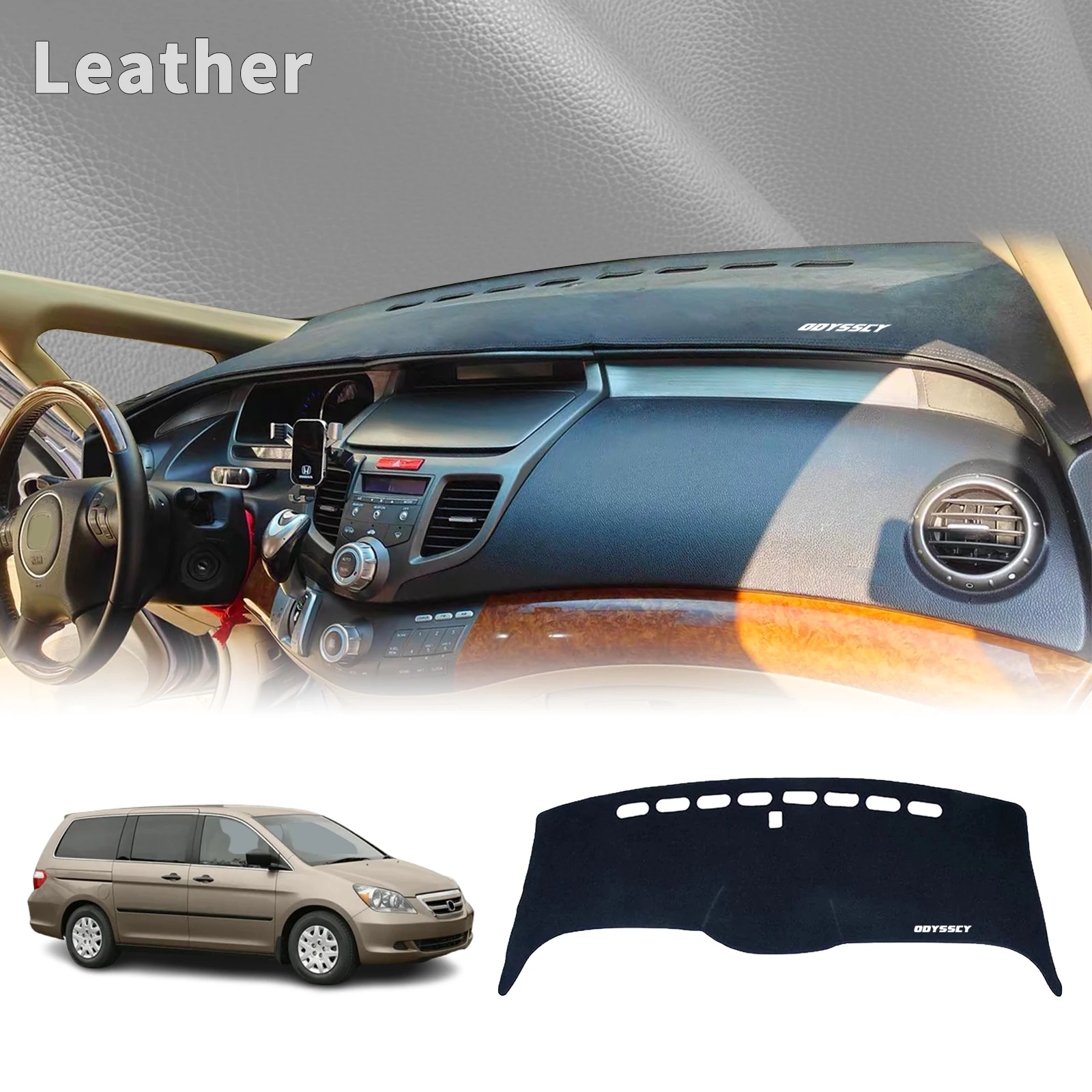 

fit for Honda Odyssey 2003 2004 2005-2008 Rb1 Dashmat Dashboard Cover Pad DashMat Sunshade Protective Carpet Car Accessories