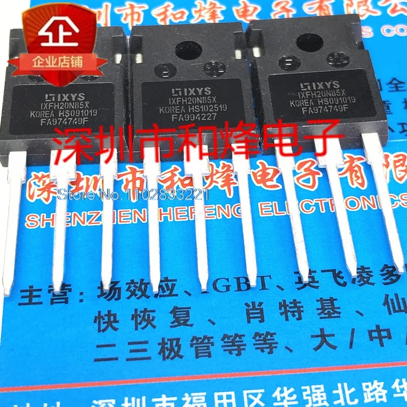 

IXFH20N85X TO-247 850V 20A