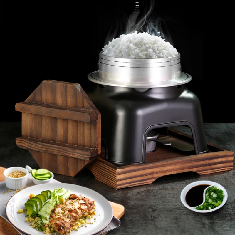 

Outdoor Japanese Japanese-style alcohol stove oolong aluminum alloy rice steamer cooker artifact rice blower clay pot