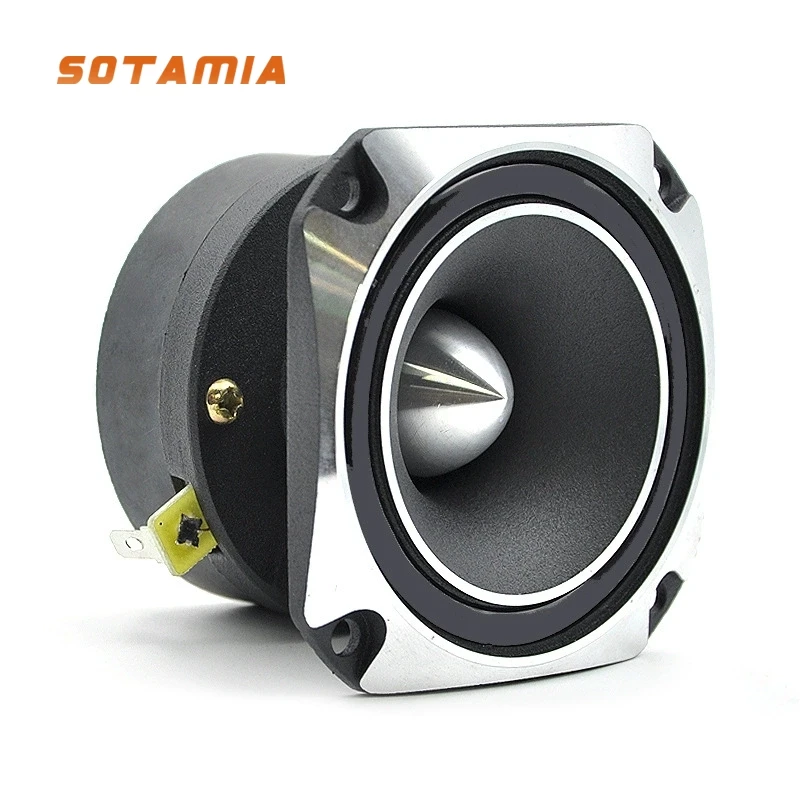 

SOTAMIA, 1 шт., алюминиевый твитер, полнодиапазонный динамик, 4 Ом, 80 Вт, утолщенная задняя рама для раковины, высокотемпературный динамик