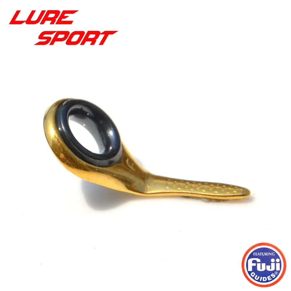 

FUJI 2pcs Gold Frame SIC Ring IGLDBG Silver Frame O Ring Rod Building Component Fishing Pole Repair DIY Accessory