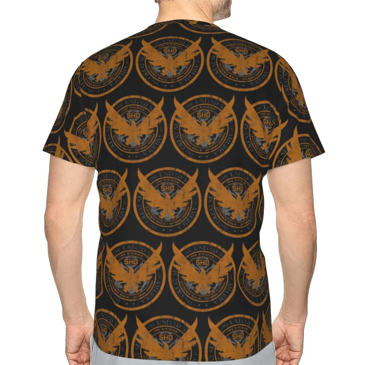 Game Tom Clancys The Division SHD Seal 100% Cotton T-Shirt Men'sFashion T Shirts Men Crew Neck Short Sleeve view 2
