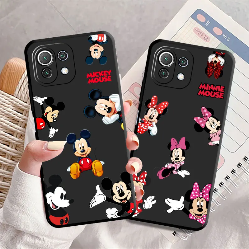 Case For Xiaomi Mi Poco X3 NFC 11 Lite 11T Pro X5 X4 M3 M4 F3 12 10T 9T F1 C40 C51 Soft Phone Cover Disney Stitch Mickey Marie image 6