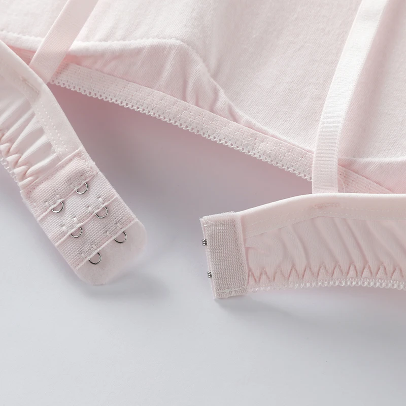 Underwear for female students in middle and high school, bras for girls without steel rings, small bras, thin, anti convex, comf