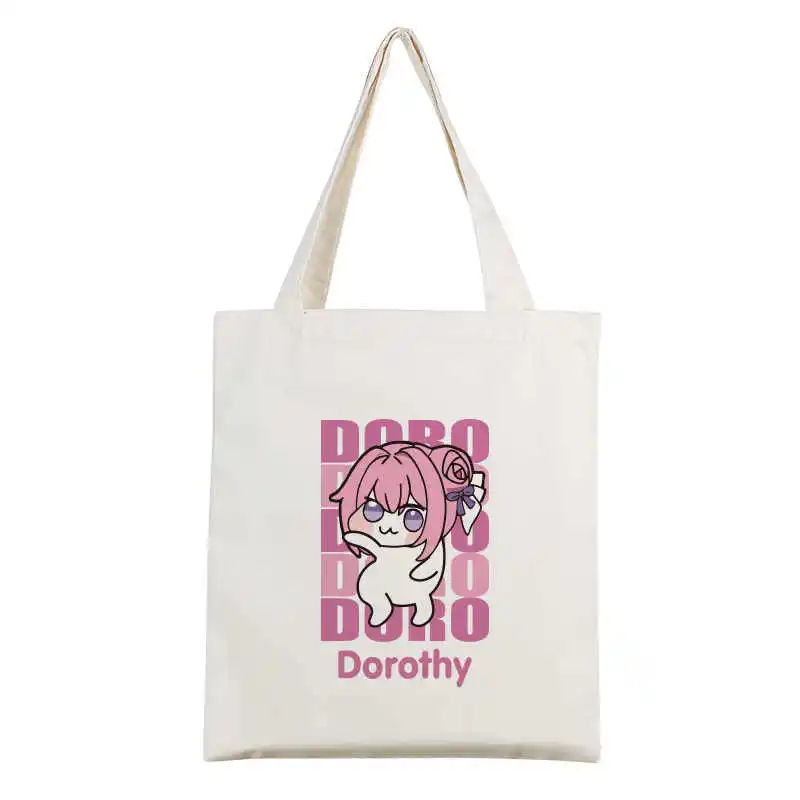 Spiel GÖTTIN DES SIEGES: NIKKE Doro Umhängetasche Sexy Dorothy Männer Frauen Leinwand Handtasche Cosplay Cartoon Student Tägliche Aufbewahrungstasche