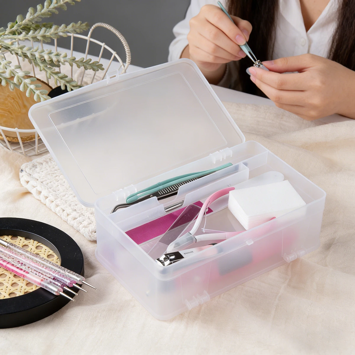 1Pc Storage Box For…