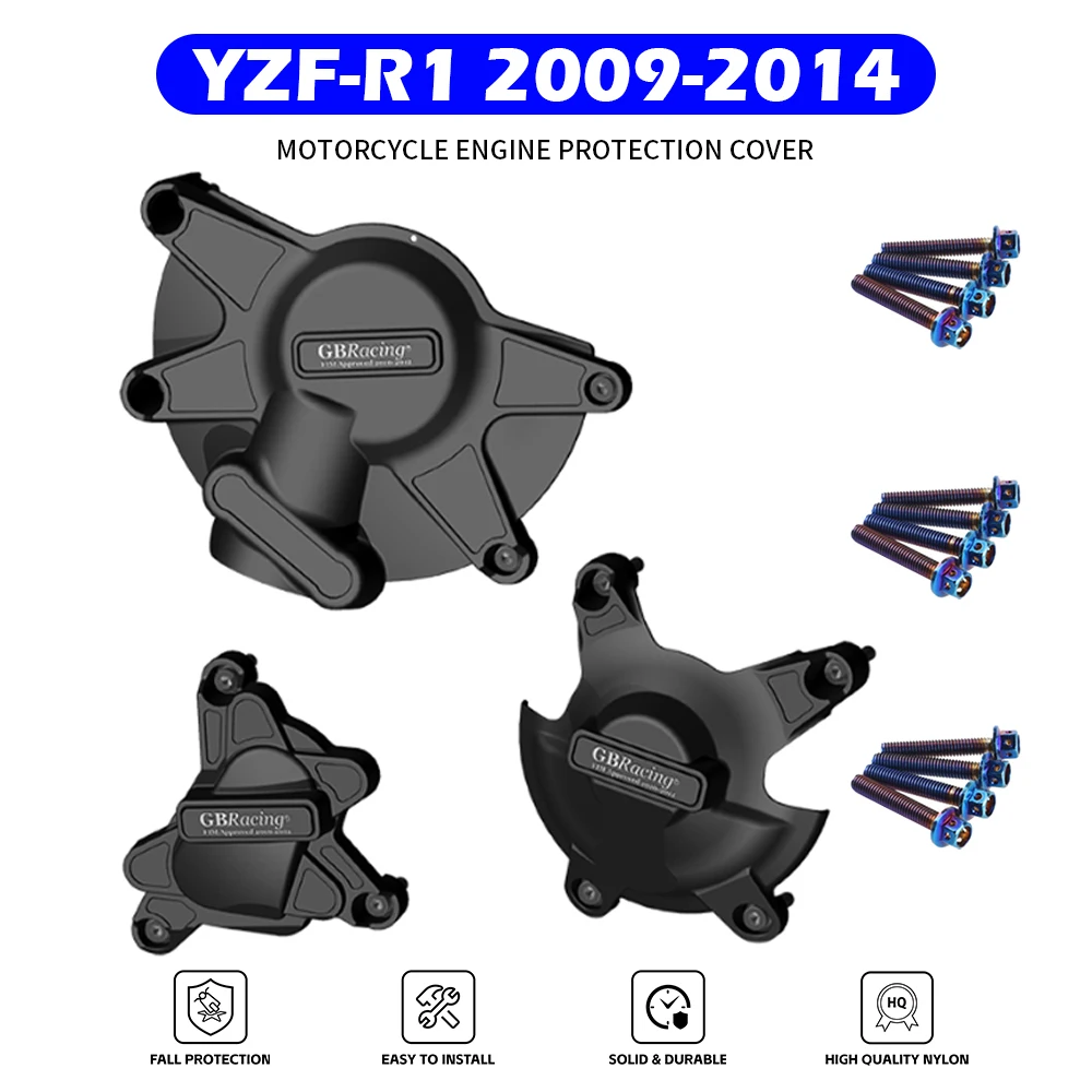 

Motorcycles Engine Cover Protection Case GB Racing For YAMAHA R1 2009-2010-2011-2012-2013-2014 ENGINE PROTECTION