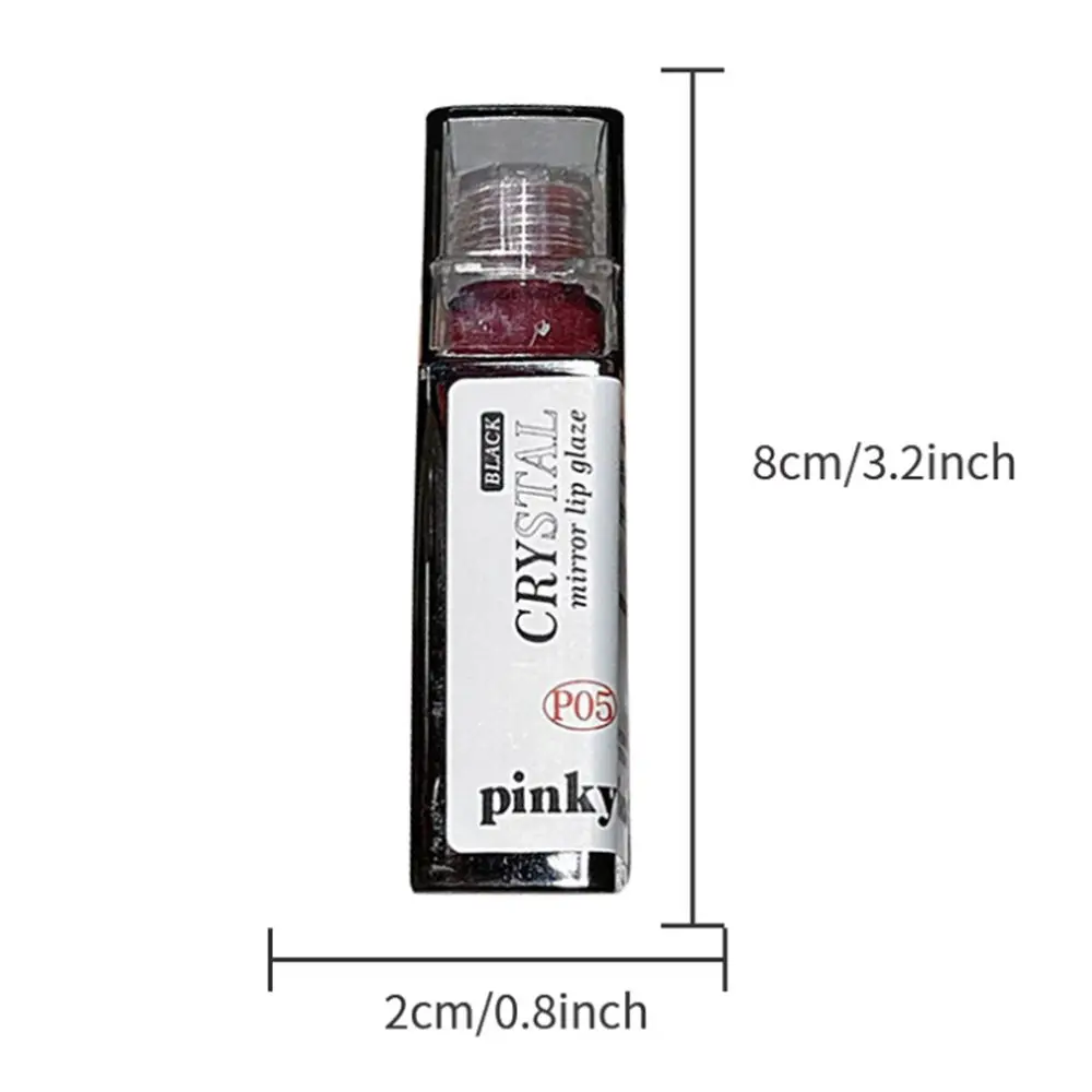 Transparant Naakt Waterglans Spiegel Lipgloss Non-stick Cup Langdurige Crystal Jelly Lipstick Waterdicht Transpiratie Lip Glazuur
