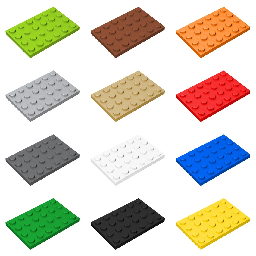 

DIY Building Blocks 50/25/13pcs Thin Figures Bricks 4x6 Dots Educational Creative Compatible With Brand Toys for Children 3032