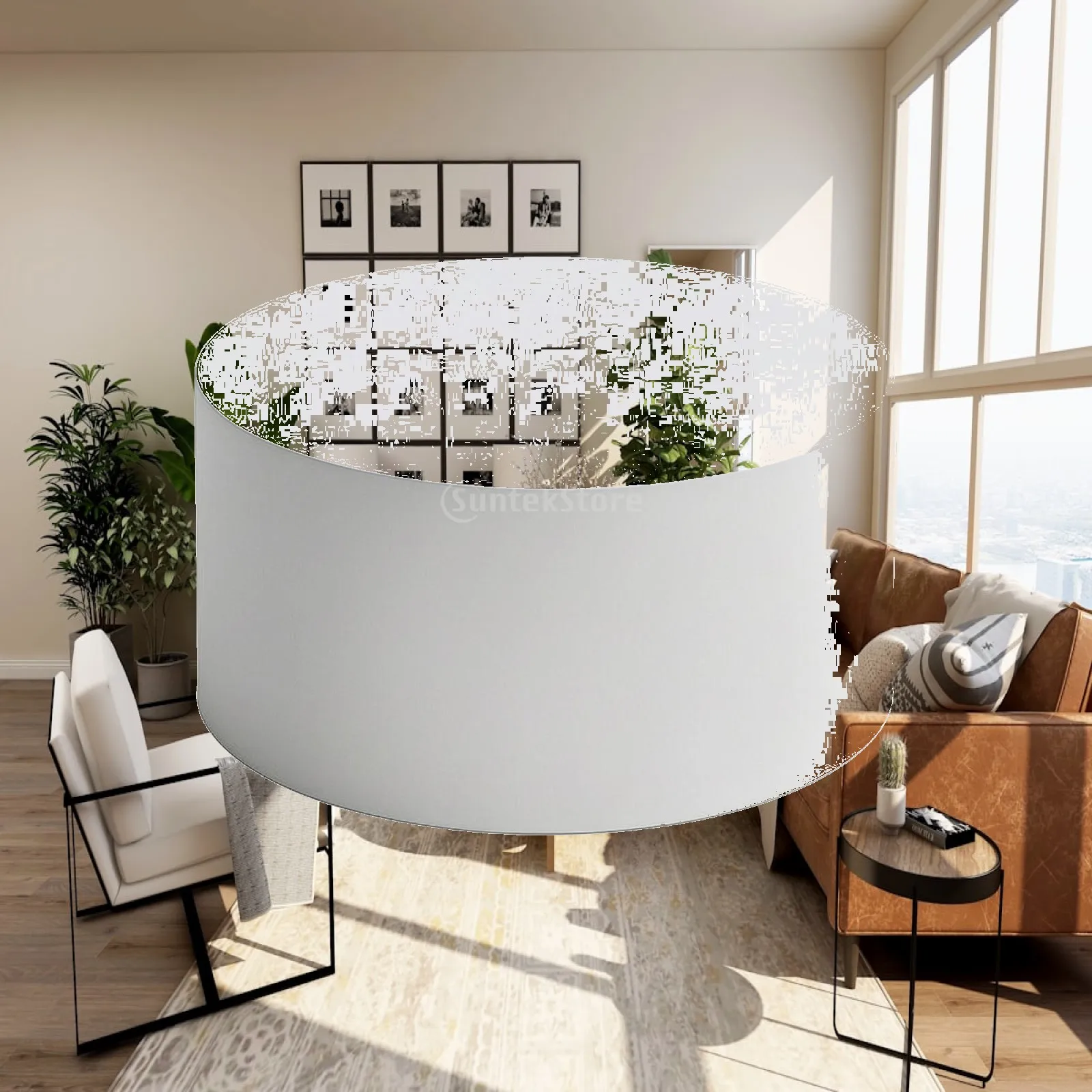 Acrylic Display Stand Round Column Pedestal Riser for Ornaments Showcase Tabletop Home Decor