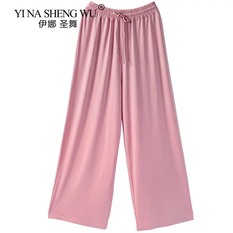 النساء الرقص السراويل فضفاضة الباليه الرقص ممارسة زي واسعة الساق مرونة عالية الخصر الكبار فتاة الحديثة الباليه الرقص السراويل