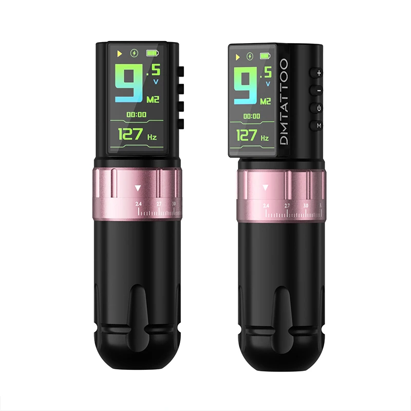 Venom Wireless Adjustable Stroke Tattoo Machine Profession Adjustable Stroke2.4-4.2mm With 2300mAh Powerful Color Screen Battery