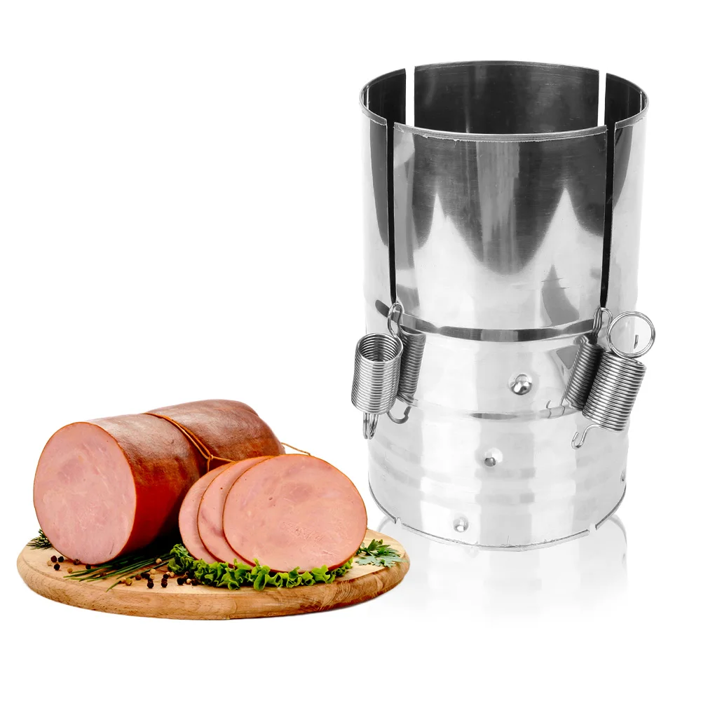 Round Shape Press Machine Kitchen Gadgets Stainless Steel Kitchen Accessories for Making Meat Tool Ham Press Maker