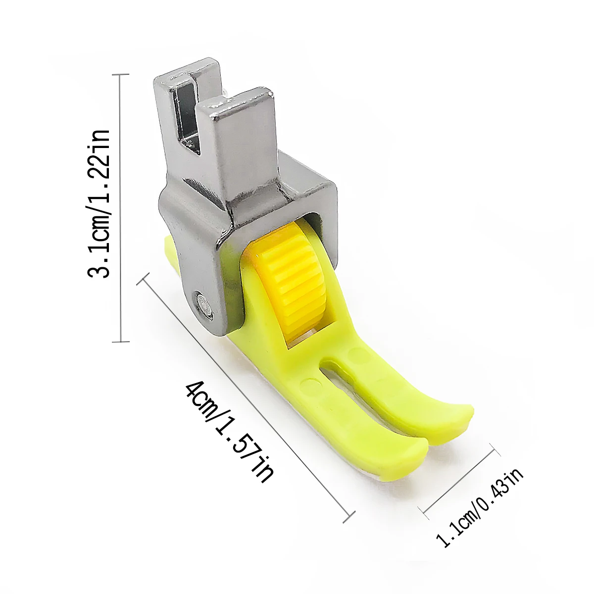 Upgrade version wide gap flat car plastic roller presser foot, do not eat cloth cloth pressure line, thick and thin general
