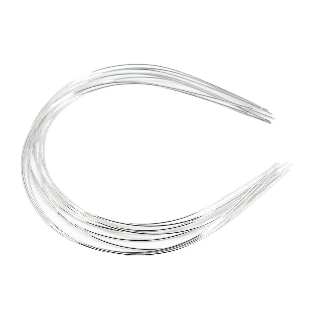 10pieces 1.2mm Practical Stainless Steel Hair Band Headband Ornament