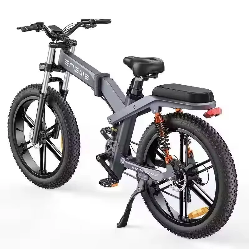 2026 New Hot Sale womens E bike 26-inch X26 road fat tire e bike excellent shock absorption adults electric bicycle EU warehous