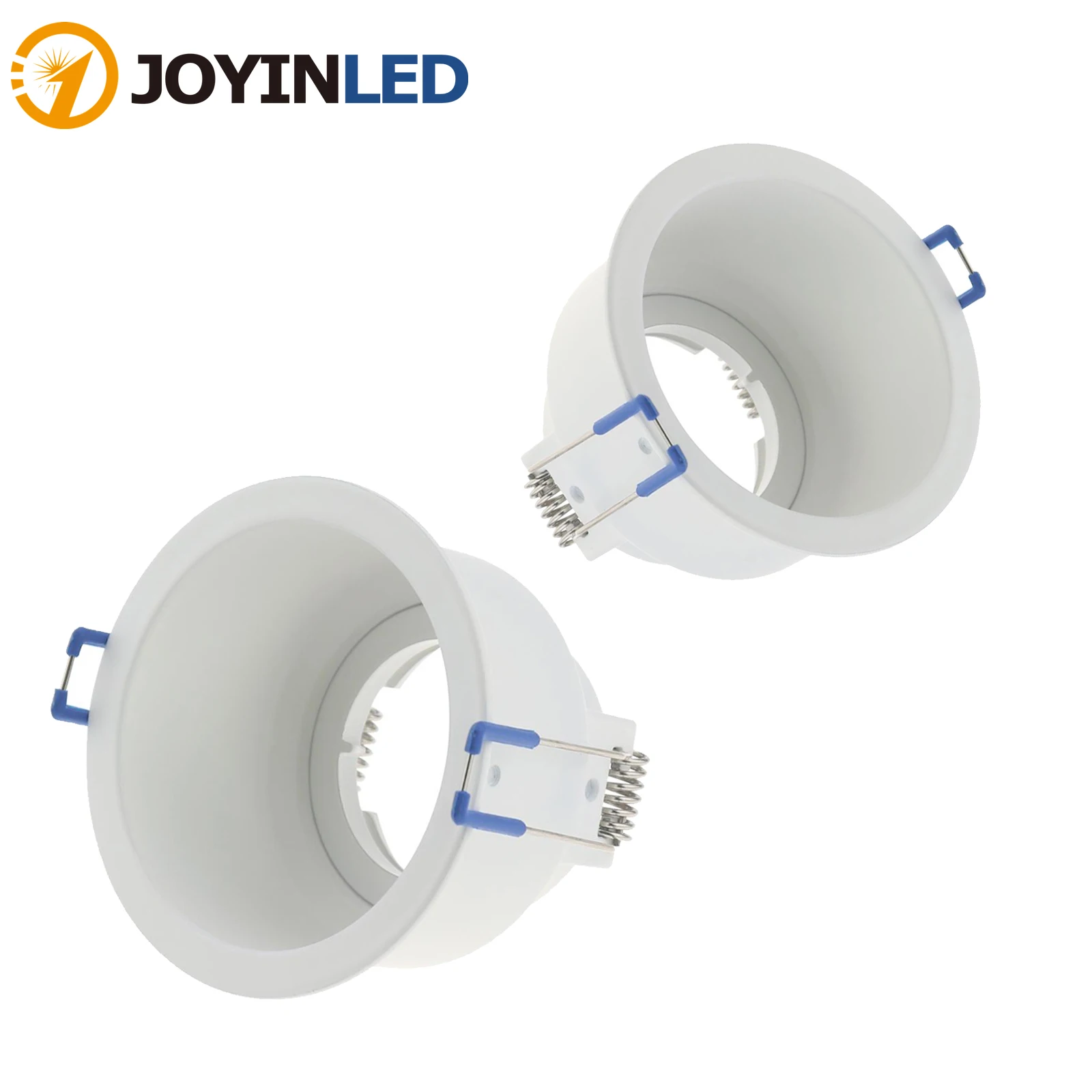 

2pcs/lot Ceiling Trim Rings Halogen Bulb LED Recessed Ceiling Round Aluminum GU10 MR16 Fitting Fixture for Home Illumination