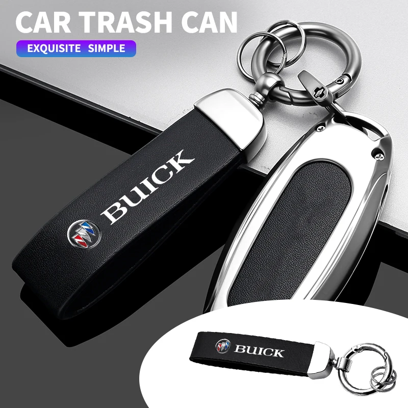 

Leather Car Styling Logo Keychain Metal Key Chain Ring For Buick Century Excelle XT Envision Excelle GT Verano LaCrosse Encore