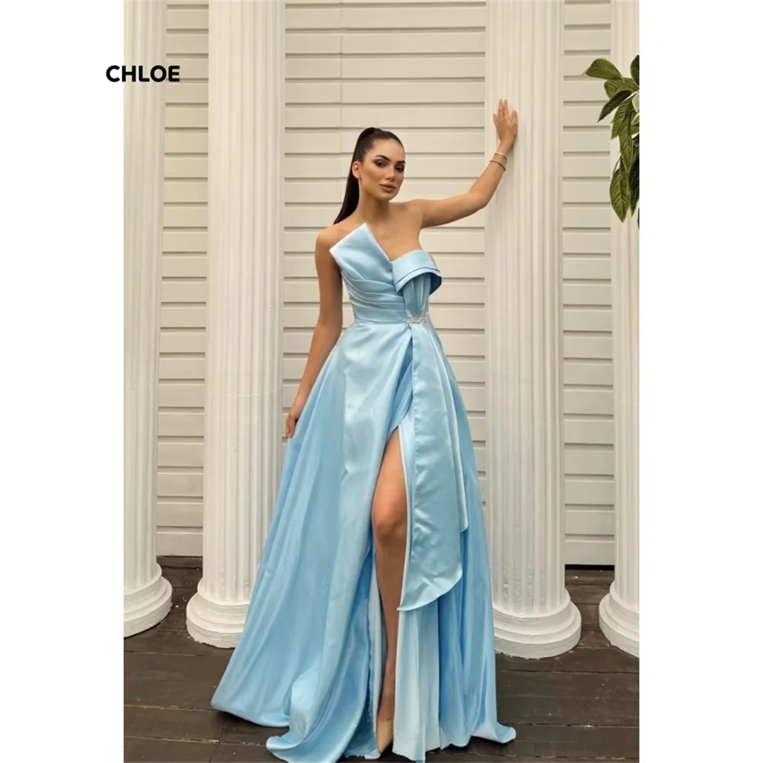 Вечерние платья с открытыми плечами, женское элегантное женское вечернее платье на заказ, халат De Cocktail Femme, платье для выпускного вечера без рукавов 2025