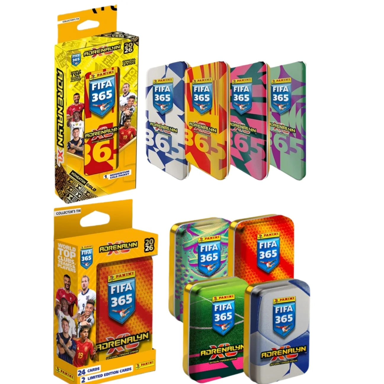 Panini 2026 FIFA 365 Football Star Cards | Limited Gold Cards & Autograph Card Chase | Collectible Trading Cards