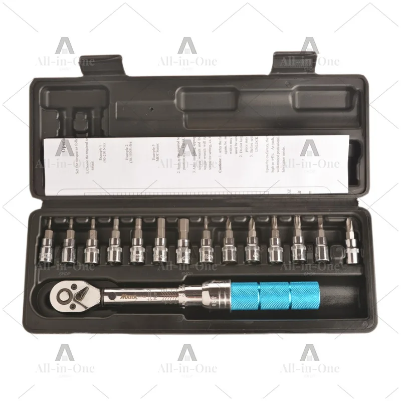 Preset Torque Wrench Bicycle Repair Adjustable Torque Wrench Kg Wrench 1/4 2-14