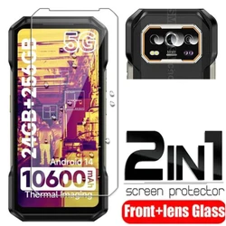 Protective Glass For Ulefone Armor 27 Pro Tempered Glass 9H Full Curved Protective Screen For Ulefone Armor 27T Pro Camera Lens