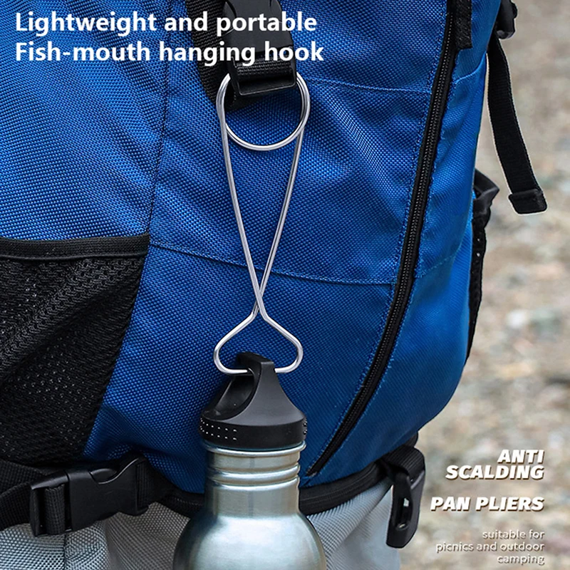 

Camping Kettle Hook Camping Cooking Hanger Water Cup Pot Cookware Rack Hook
