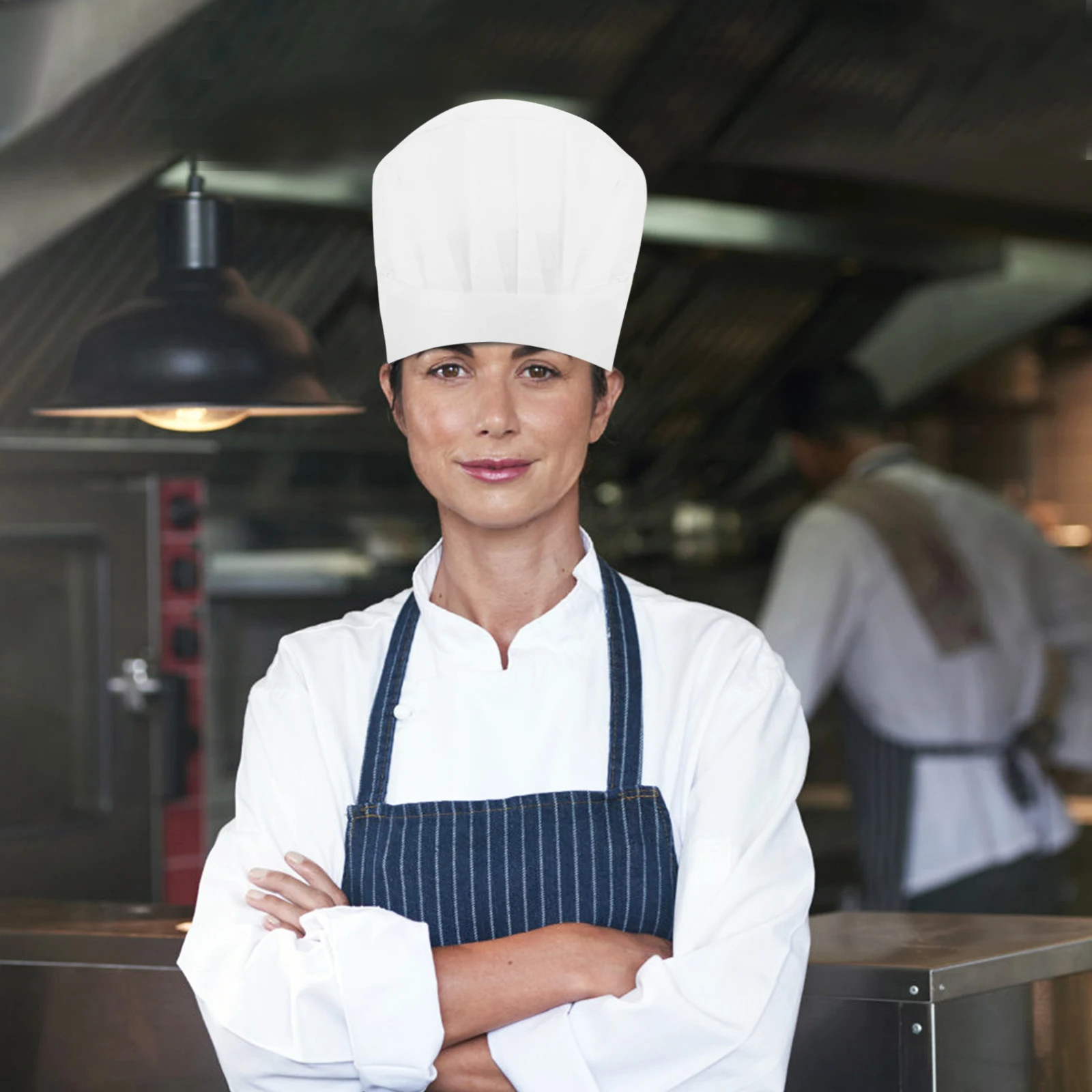 20 pièces chapeau Non-tissé restauration cuisine chapeaux grand travail de cuisine Chef chapeau fournitures cuisson cuisson Sushi hygiène