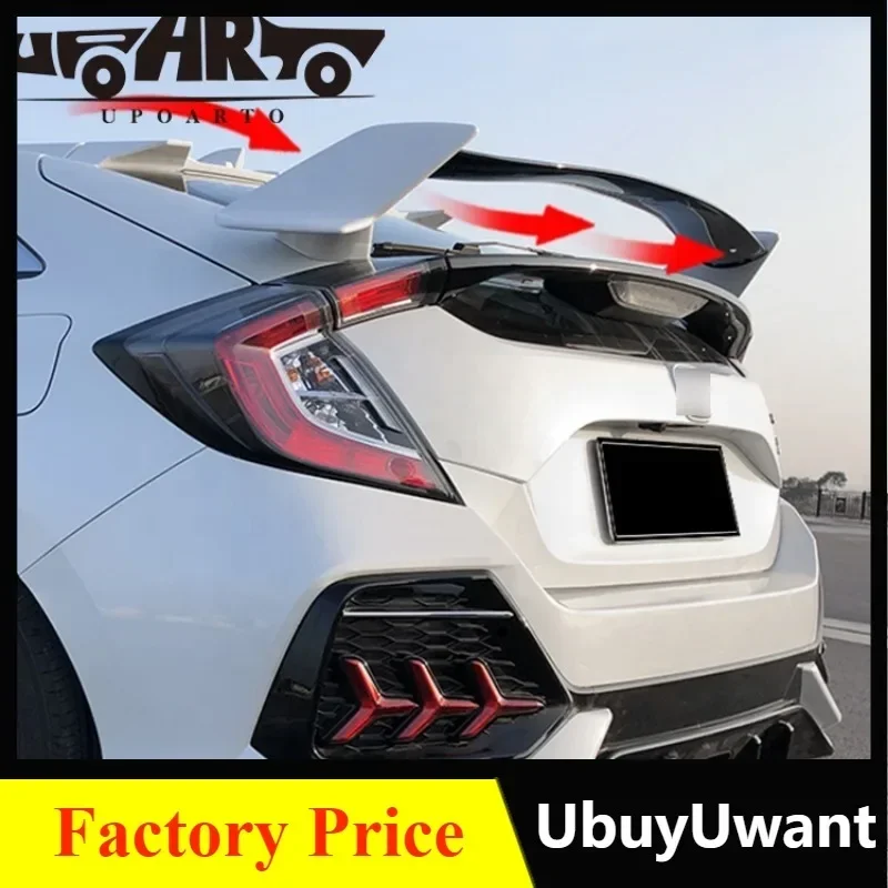 

Хороший задний спойлер из АБС-пластика для Honda Civic 10th Type-R FK7 FK8 Hatchback 2016 2017 2018 2019 2020