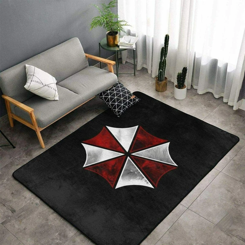 Horror Movie Umbrella Corporation Carpet for Living Room Home Decorations Sofa Table Large Area Rugs Bedroom Non-slip Floor Mat