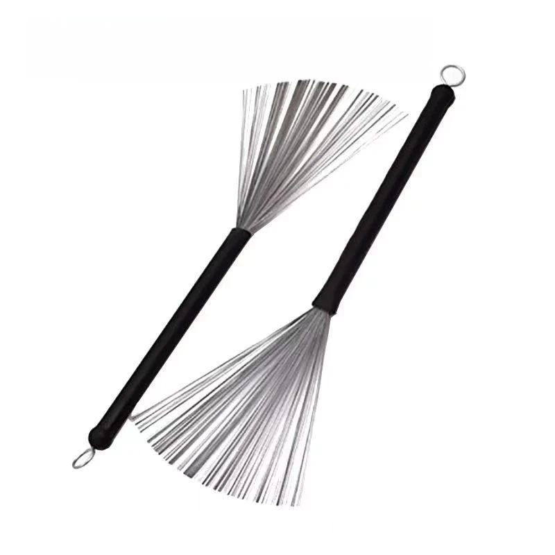 Jazz Drum Brush Drum Stick Steel Brush Drum Set Jazz Bundle Stick Percussion Accessories Wire Brush Plastic Professional Handle