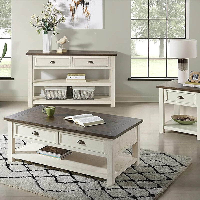 Mobili per divani Tavolino di lusso Ufficio semplice Legno per la casa