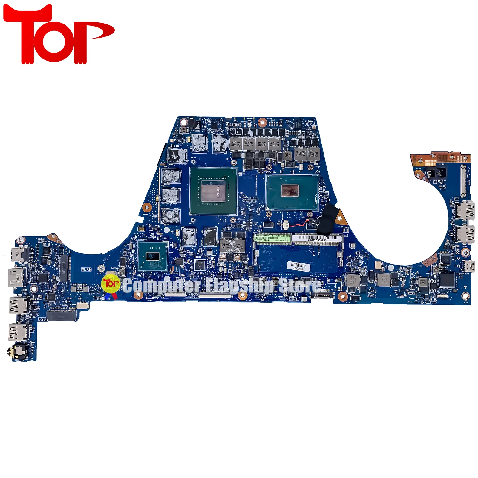 GX501VIK Laptop Motherboard For ASUS ROG Zephyrus GX501 GX501VI GX501V GX501VSK GX501VS I7 GTX1070 GTX1080 Mainboard 100% Work