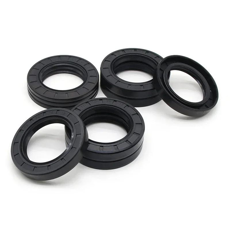 ID 50mm Czarny NBR Uszczelka olejowa TC-50*62/65/68/70/72/75/80/85/90/100/110*7/8/10/12mm Gumowy nitrylowy wał Podwójna warga Uszczelka olejowa Uszczelka
