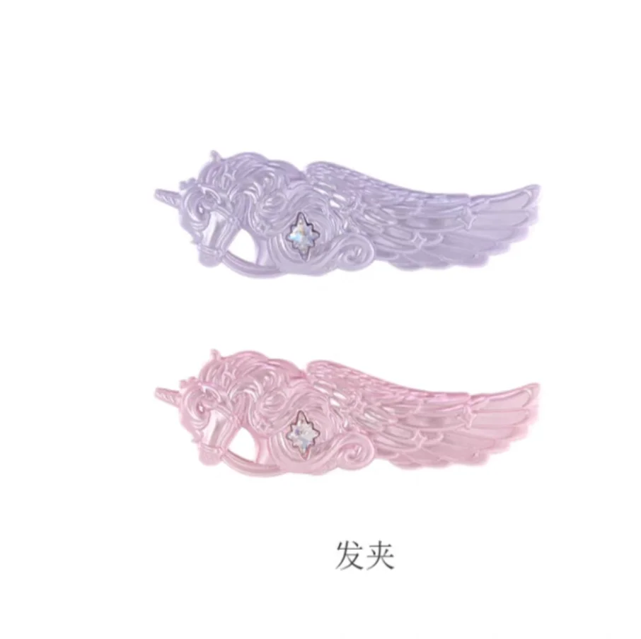 Flower Know Knight Unicorn Collection Ang Hairpin 2 Types Women Beauty Hair Accessories Decorative Hairpin Artistic Creamy Color
