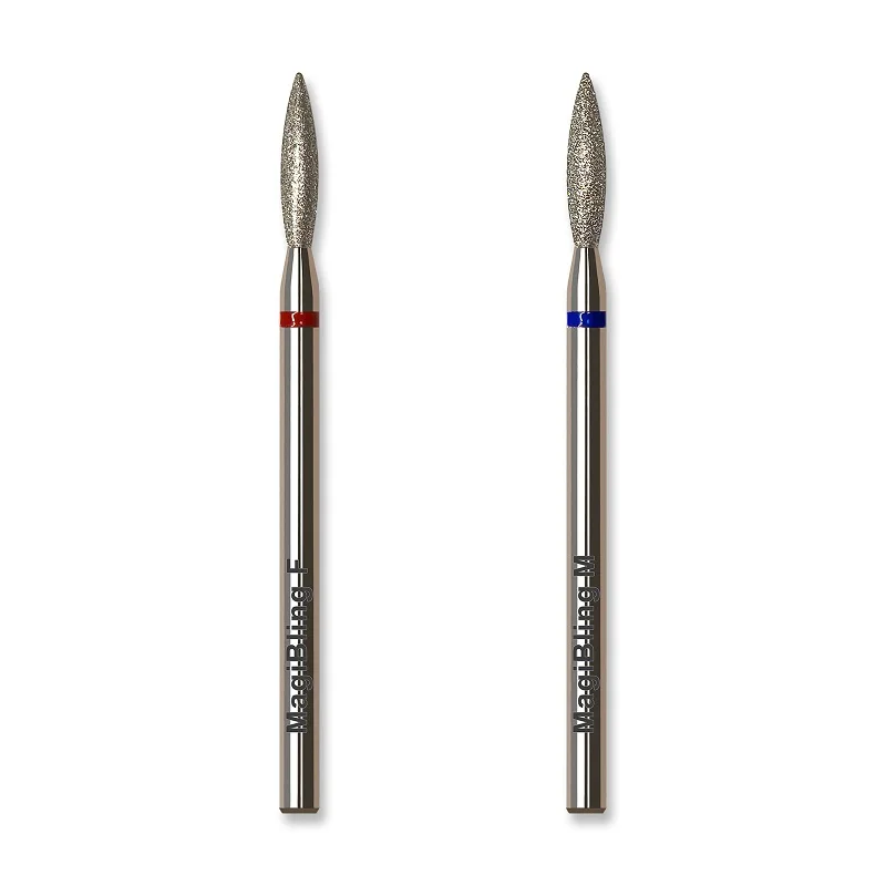 MagiBling Diamant Nagel Bohrer Bits Für Efile Maniküre Häutchen Gel Entfernung Polieren Links Rechts Dreh Puffer DIY Nägel Werkzeug 3/32"