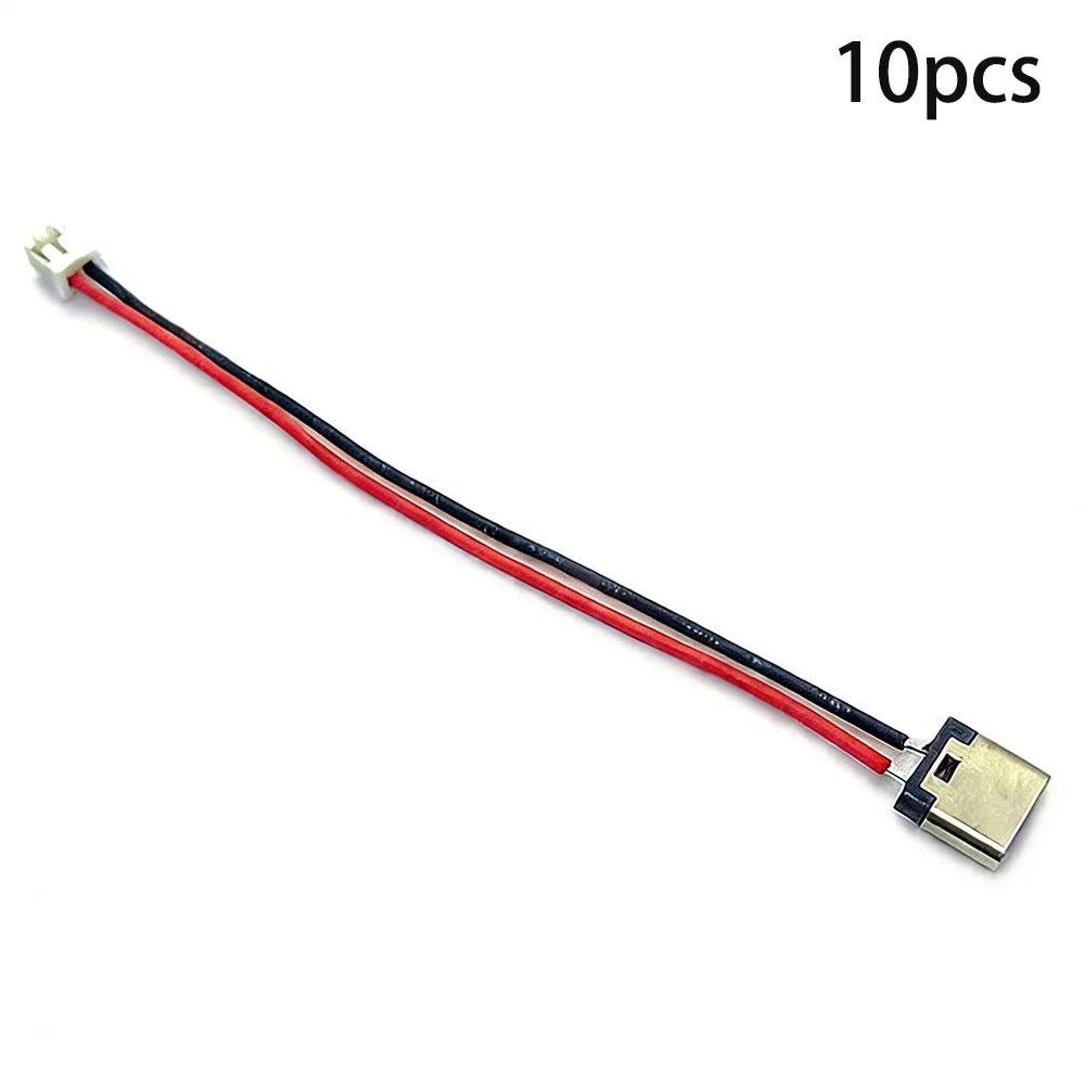 10pcs Professional 20AWG USB C Connector Welding Male to Female Type-C Wire Universal 2 Pin Connector Electronic Repair