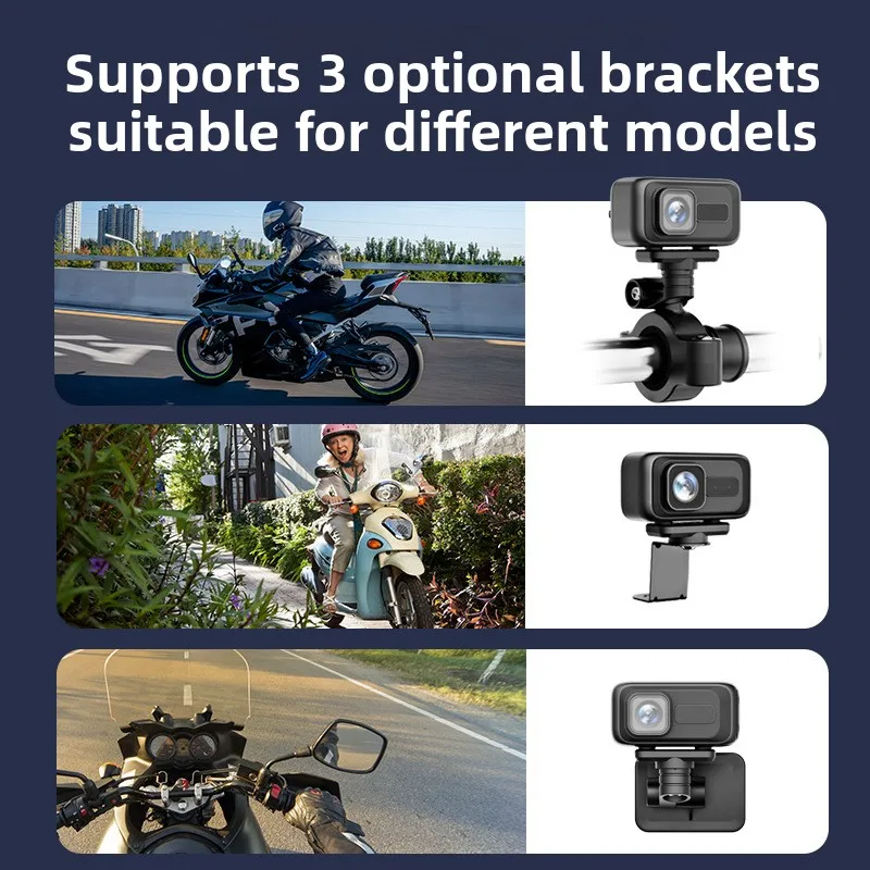 Portable driving recorder motorcycle electric vehicle outdoor riding sports camera 2K waterproof