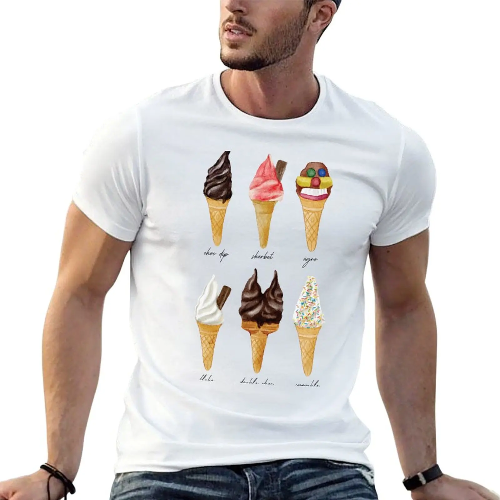 

Aussie ice creams T-Shirt man t shirt summer funny t shirts dark humor anime t shirts for man T-shirt