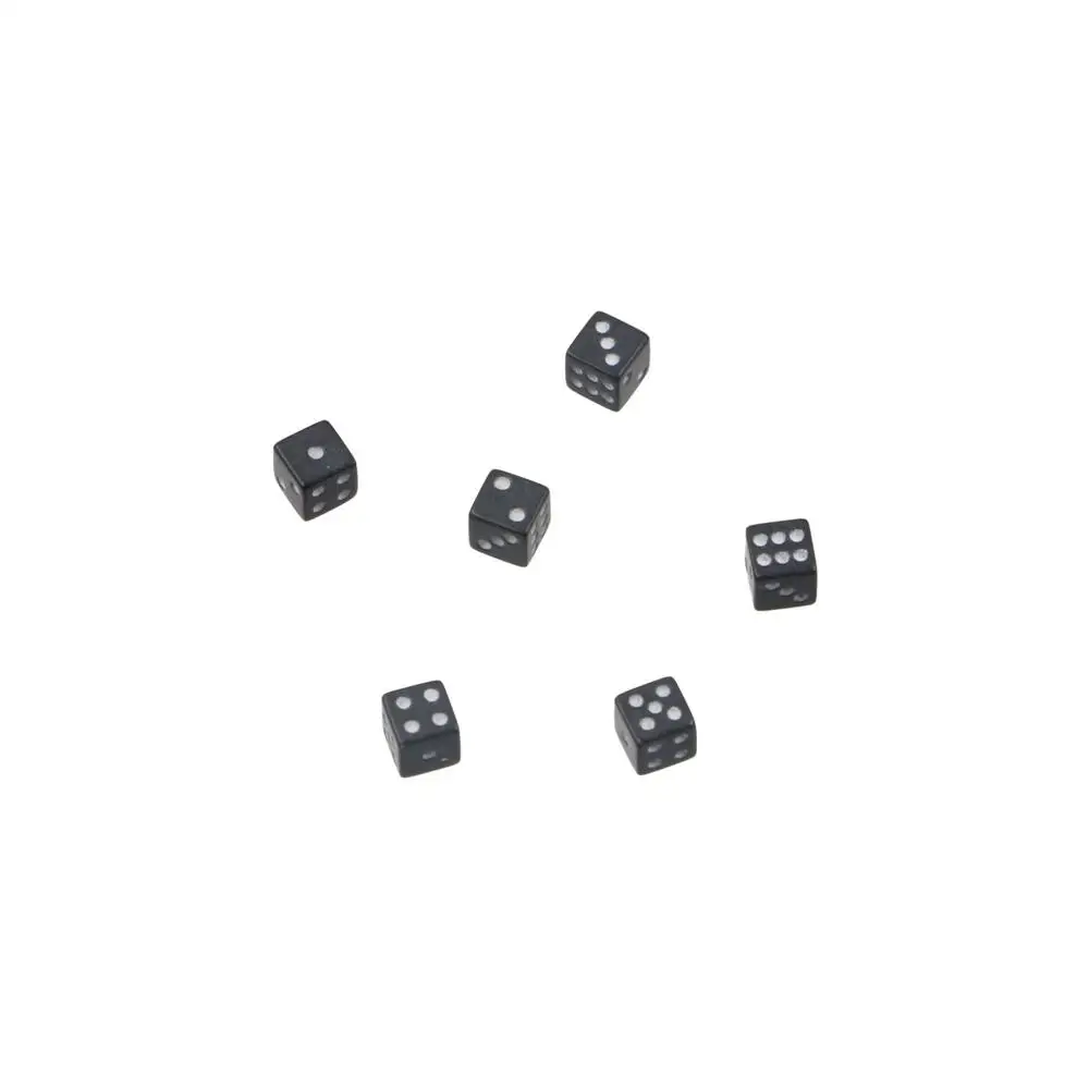

Standard Six Sided 5mm Mini Dice 6 Sided Acrylic Party Dice 5 Colors Cubes Colored Dice Gambling Game